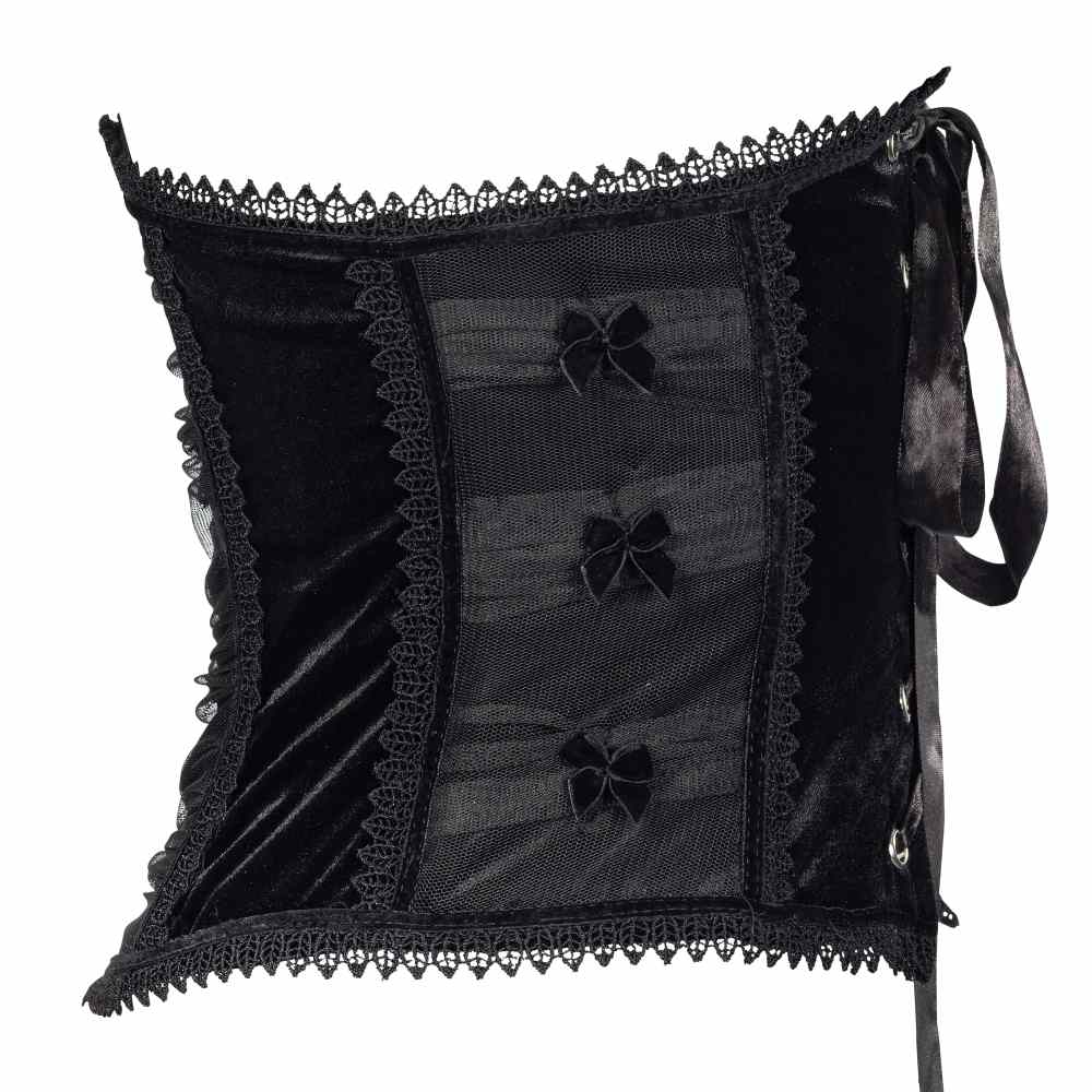 Sinister - K081 Underbust korset - Zwart